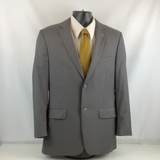 S. Cohen Mens 40R34 Grey Reda Blazer Classic, Professional, Tailored