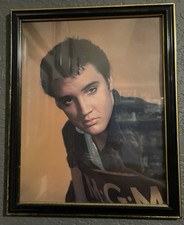 Framed Photo of Elvis Presley (12&rdquo; X 15&rdquo; Including Frame)