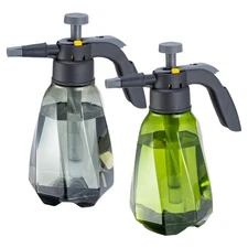 1.5L Watering Can Manual Air Pressure Bottle Large High Pressure Nozzle Garden