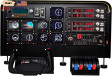 Complete Flight Simulator Cockpit - Compatible with Logitech Saitek Honeycomb