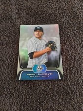 2012 Bowman Platinum Manny Banuelos New York Yankees Baseball Card BPP3