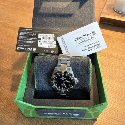 Certina DS Action Titanium Diver Powermatic 80 Black Dial C032.607.44.051.00