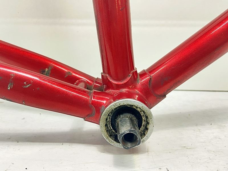 3RENSHO Super Record Export Chromoly Road Freme Set Red ST530