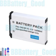 Battery for CASIO NP-70 NP70 Exilim Zoom EX-Z150 EX-Z155 EX-Z250 1200mAh