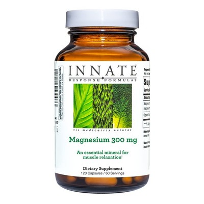 Magnesium 300 mg Supplement for Muscle Relaxation - Vegetarian, Gluten-Free,