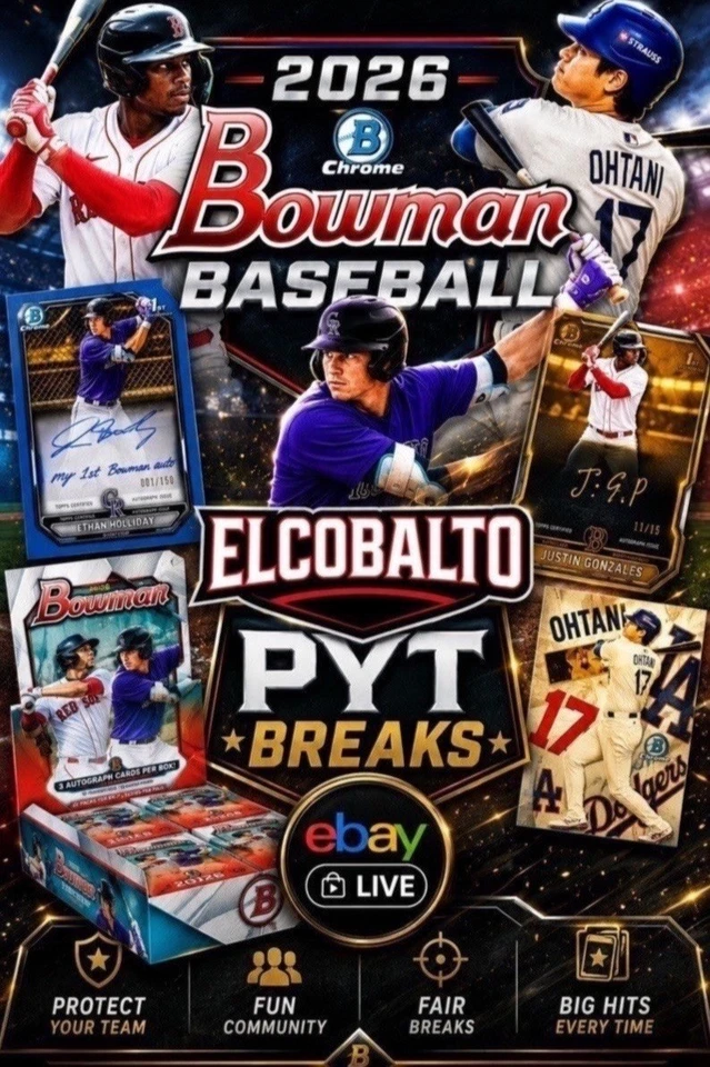 2026 BOWMAN BASEBALL JUMBO PYT BREAKS w/ COACH