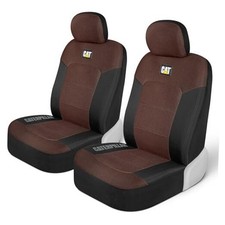 Brown Black Seat Covers for Cars, Trucks, Front Seats Brown Front Seats