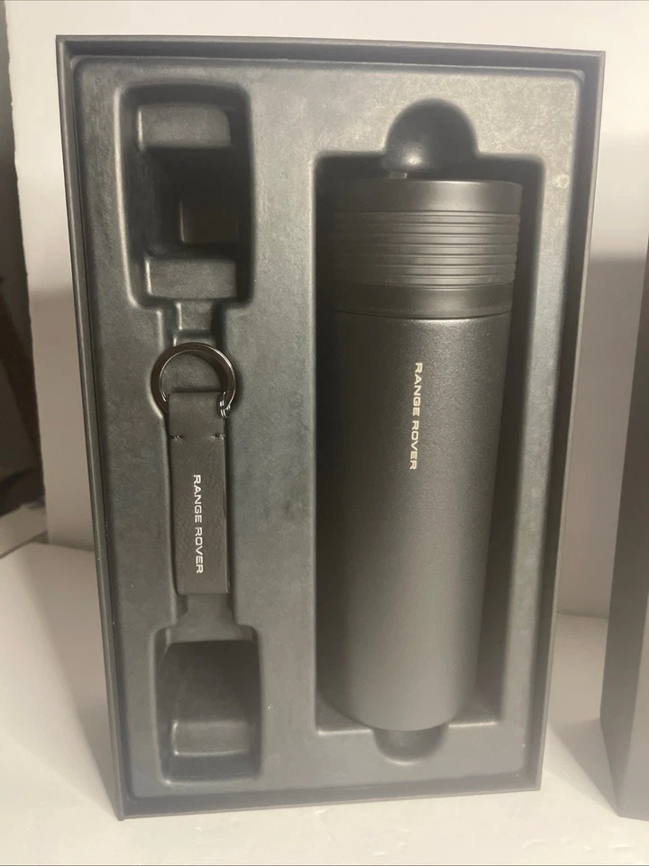 Nuevo RANGE ROVER Taza de café de viaje de acero inoxidable Taza Termo Botella y llavero Foto 3 de 4