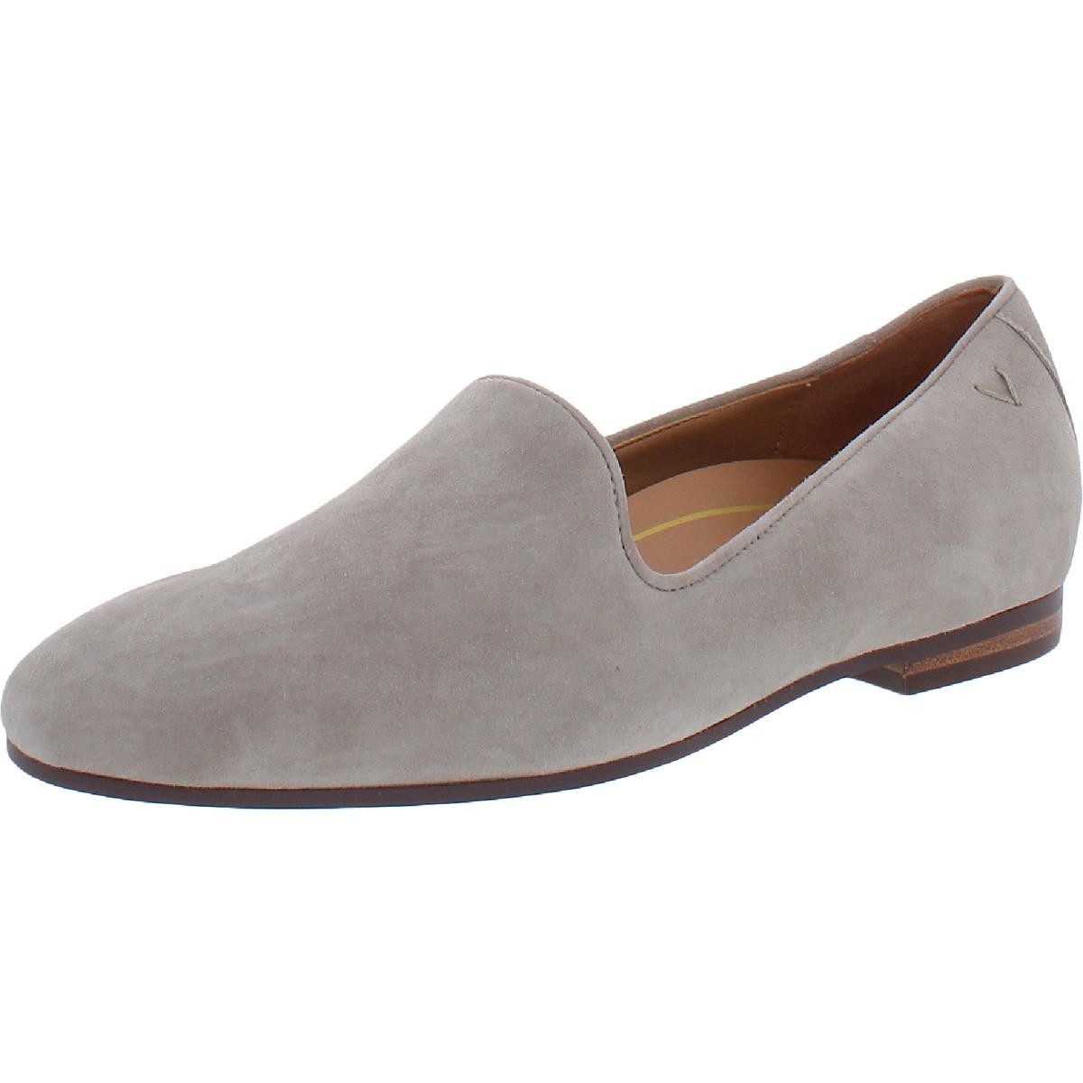 Женские замшевые слипоны на плоской подошве Willa Grey Wionic 9 Medium (B,M) BHFO 5393