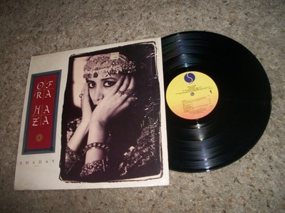 Ofra Haza LP-Shaday-1988-Sire-Lyric Inner Sleeve-Shrink-EX
