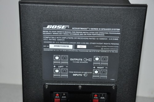 Bose Acoustimass 3 Series III Subwoofer Only Tested & Working - Picture 4 of 4