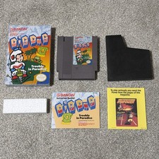 Dig Dug II (2): Trouble in Paradise (Nintendo NES 1989) CIB Complete Tested