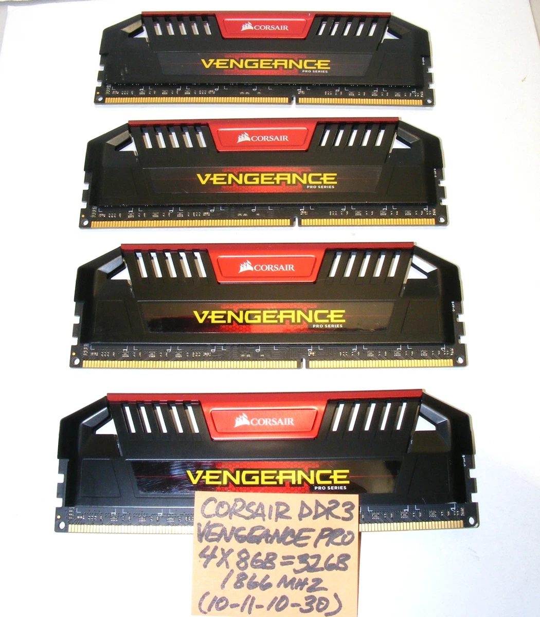 Corsair DDR3 SDRAM 32 GB Total Capacity Memory (RAM) for sale | eBay