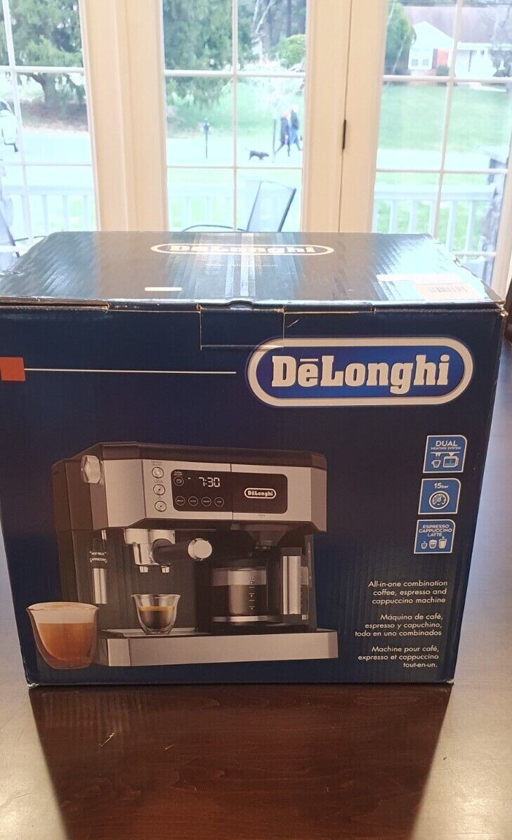Delonghi All-in-One Coffee,Espresso&Milk Frother Maker, COM532M, 10cup Carafe&nbsp;
