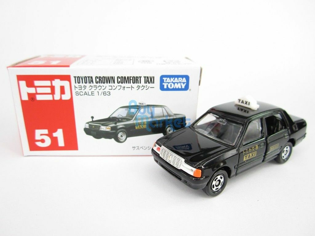 Takara Tomy Tomica #51 Toyota Crown Comfort Japan Taxi Sca