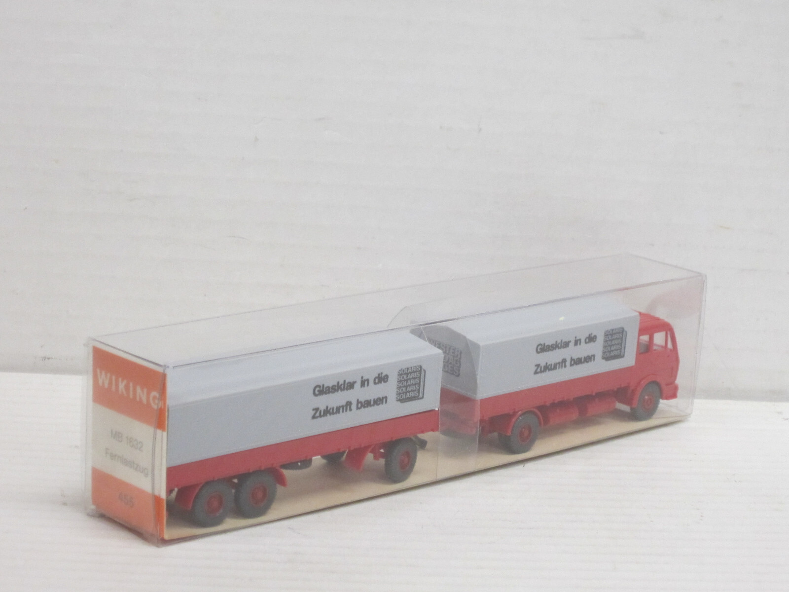 Wiking 455 Scania 111 Pritschenlastzug Hans Schäfer - Miniature HO 1:87 - Occasion