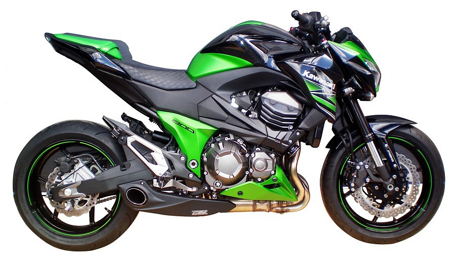 Kawasaki Z800 2013-16 CS Racing Slip-On Muffler Exhaust dB Killer