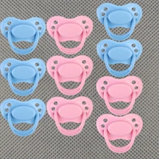 10x Magnetic Pacifiers Lifelike Baby Dummy Reborn Baby Dolls DIY Boy/Girl Gifts