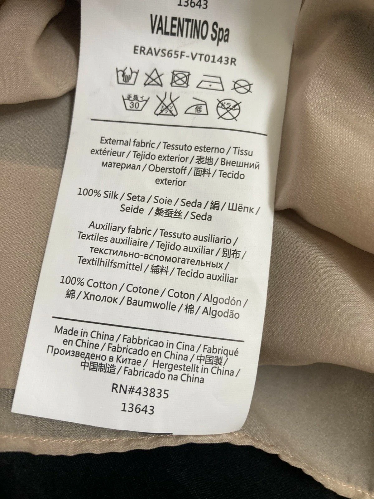 Abito nuovo con etichette 100% autentico rosso Valentino nero pizzo ricamato organza US 02