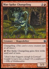 Magic the Gathering MTG War-Spike Changeling (112) Morningtide   LP