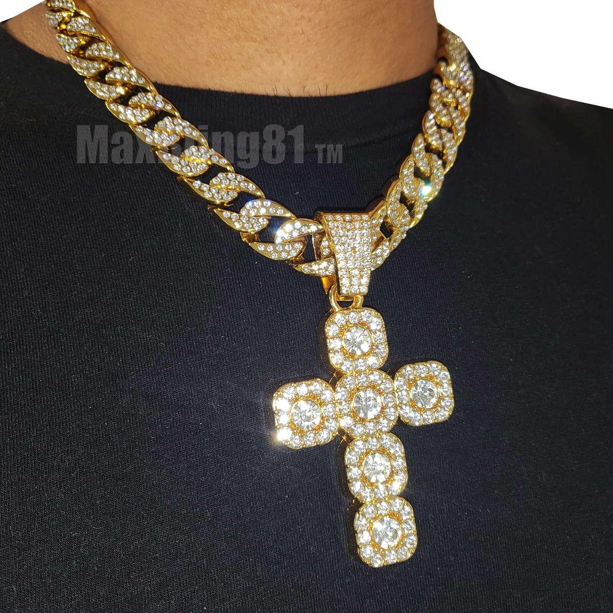 Large CROSS Pendant 13mm 20