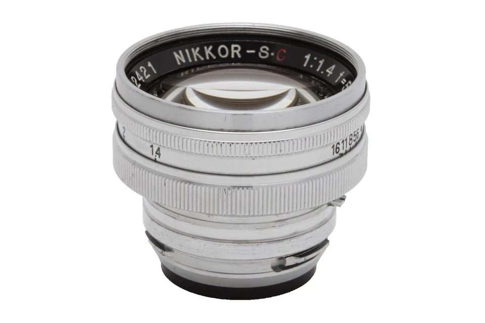 Lente Nikon 5 cm (50 mm) f1,4 Nikkor-S.C Nippon Kogaku en montura Nikon S #45791 Foto 4 de 4