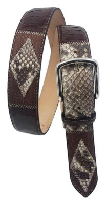 Cintura Western Falconhead In Pelle Di Struzzo E Argento Sterling Di James Reid - Italia - Foto 9