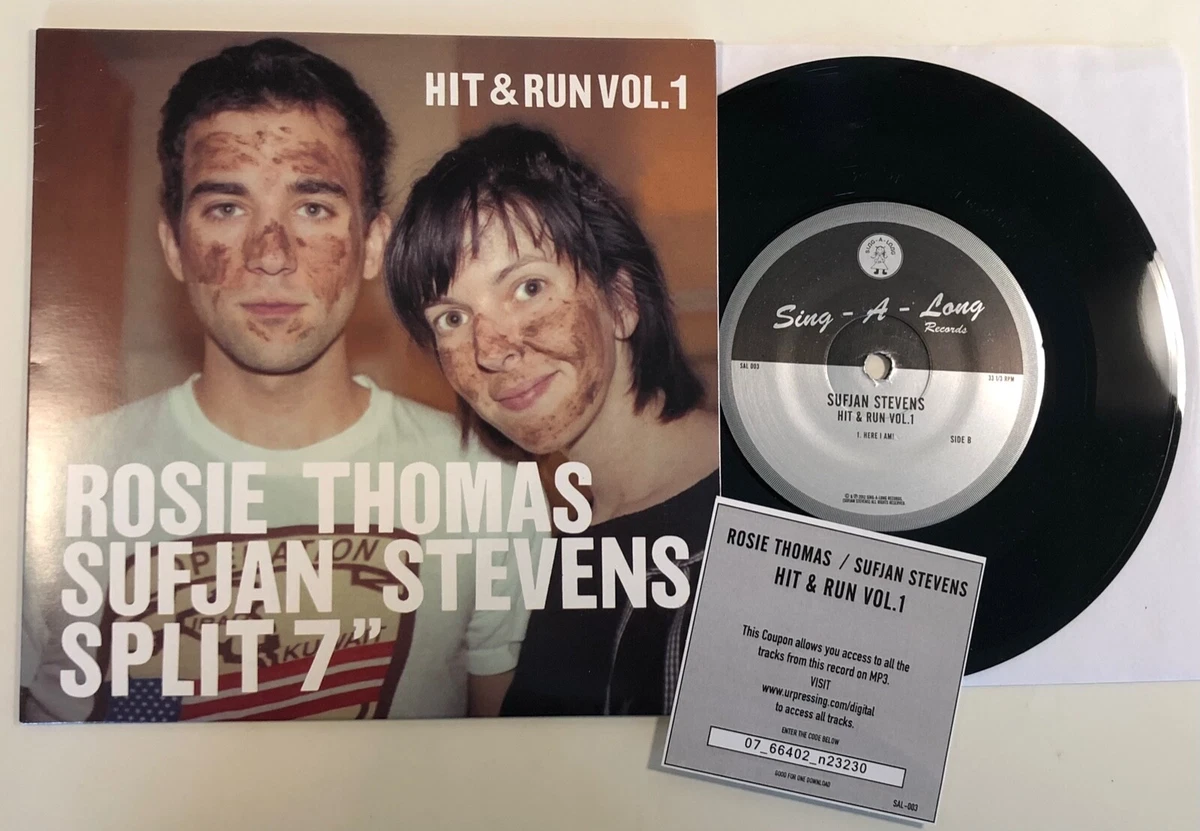 Sufjan Stevens / Rosie Thomas / 2012 Hit & Run Vol. 1 / 7" 33rpm.