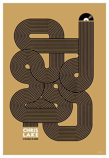 Scrojo Chris Lake 2019 Poster Belly Up Aspen Colorado