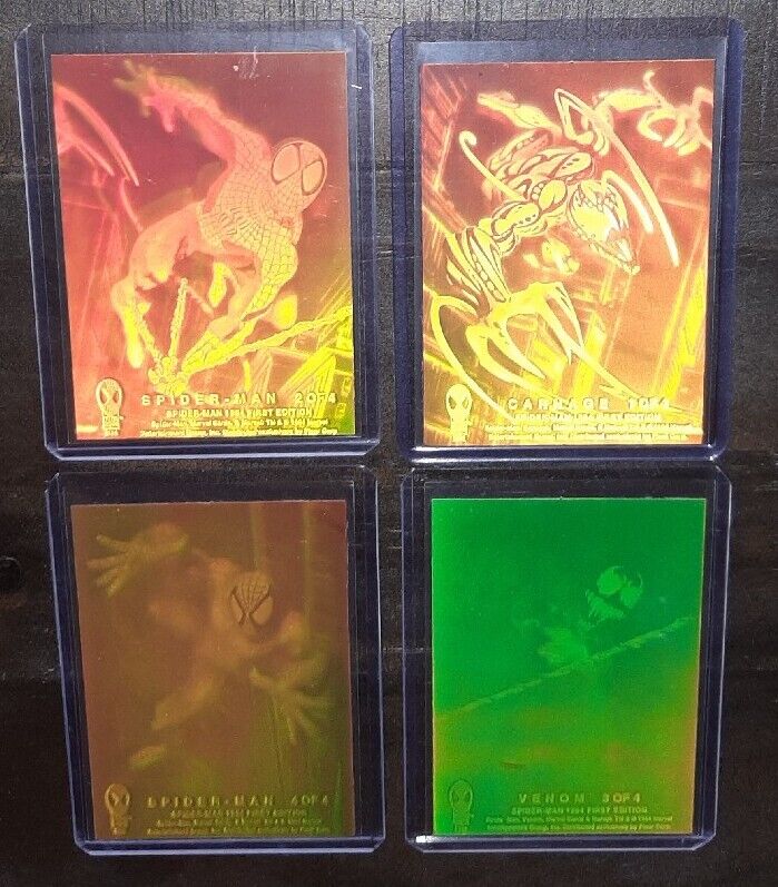 1994 Fleer Amazing Spider-Man First Edition HOLOGRAM Set Of 1994 Fleer Amazing Spider-Man First Edition HOLOGRAM Set Of