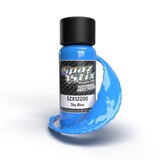 Solid SkyBlue R/C Airbrush Paint 2oz Spaz Stix SZX12200
