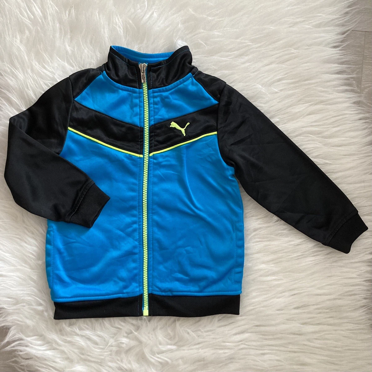Boys puma track sale jacket