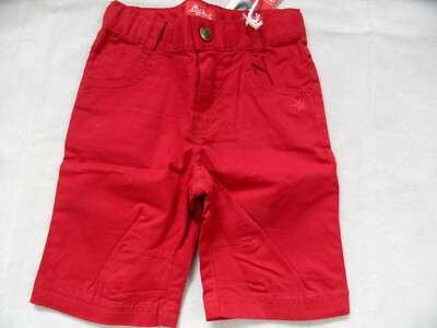 Sigikid beautiful shorts Bermuda red size 104 new st420