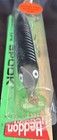Vintage Heddon Wounded Spook Fishing Lure Bait Black Shore Minnow Floater NOS — photo 3