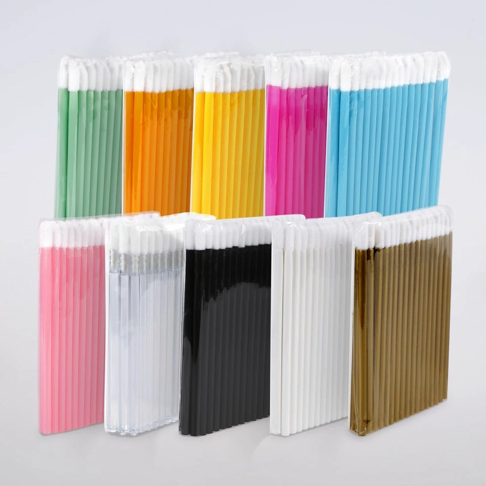 Microfaser Reinigungsstäbchen für Wimpernverlängerung Lippenpinsel Fusselfrei