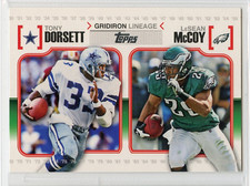 2010 Topps Football Gridiron Lineage - #GL-DM - Tony Dorsett - Dallas Cowboys