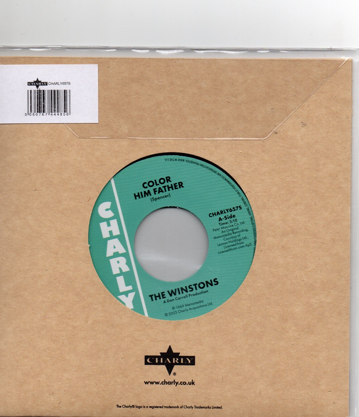 WINSTONS  COLOR HIM FATHER / RAZZY  I HATE HATE  UK CHARLY Re-Issue  (SEALED)