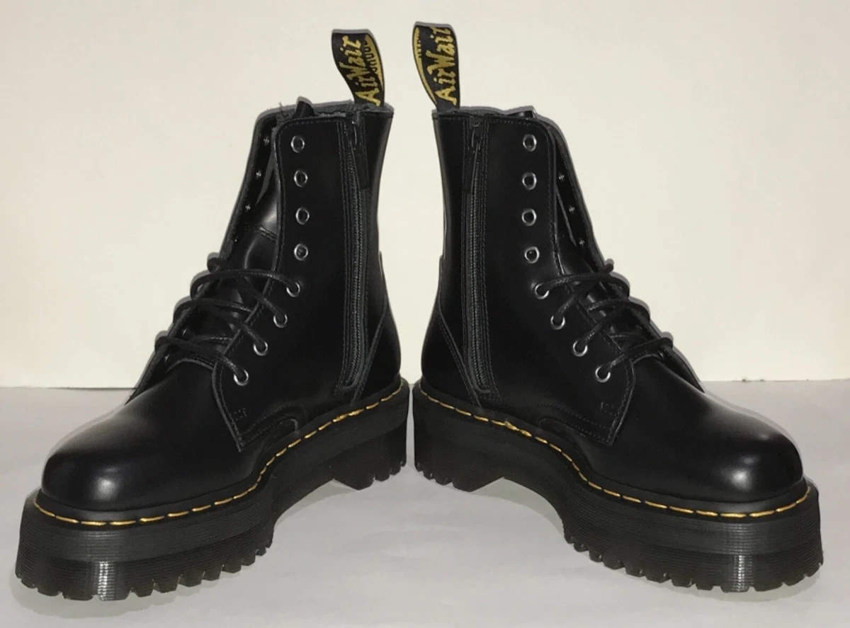 DR MARTENS Jadon Black Leather Platform Boots UK 6.5 EU 40 US