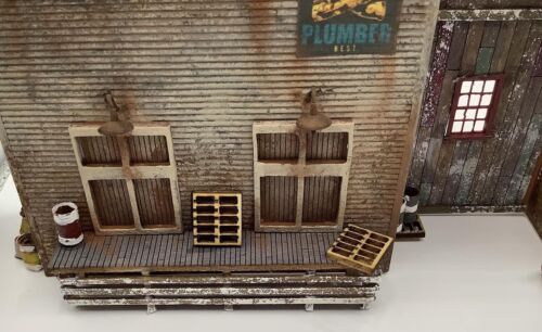 O Scale Lemuel’s Pipe & Drain Background Structure Kit Laser Cut - Picture 5 of 11