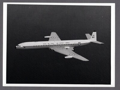 ROYAL AIR FORCE DE HAVILLAND COMET 4C LARGE ORIGINAL VINTAGE MOD PHOTO RAF - 1
