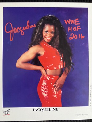 SIGNED JACKIE MOORE 8x10! MISS TEXAS! JACKIE! WWE HALL OF FAME! | eBay
