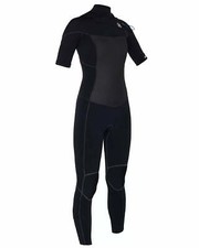 Hurley Women's Phantom 2/2 Short Sleeve Full Leg Wetsuit With Garment Bag
