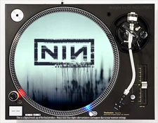 Nine Inch Nails 2 - 7"-12" DJ slipmat slip mat LP turntable record player