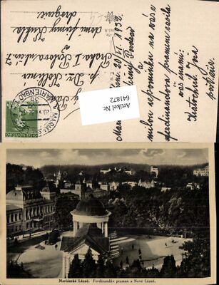 641872,Marienbad Marianske Lazne bei Eger Cheb Ferdinandsplatz Nove Lazne 
