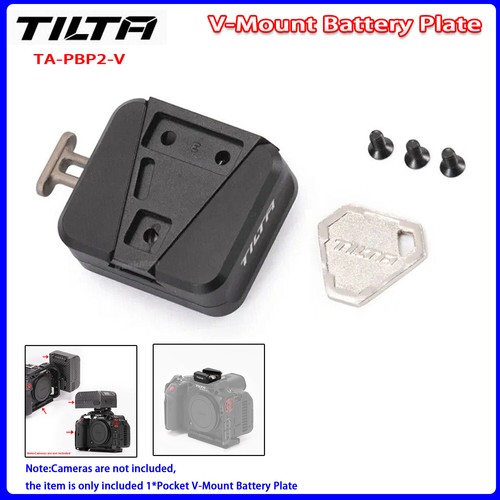 Tilta TA-PBP2-V Fotocamera Tascabile Attacco a V Piastra Batteria V2 - Nero - Foto 1 di 6