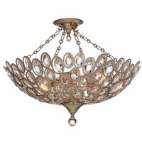 Crystorama Lighting Group 7587-dt_ceiling Sterling 5 Light 24.25 Wide Semi-flus on sale Crystorama Lighting Group 7587-dt_ceiling Sterling 5 Light 24.25 Wide Semi-flus on sale