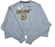 New NIKE North Carolina A&T Aggies Sweater Pull Over Tech Pack Women's Size M