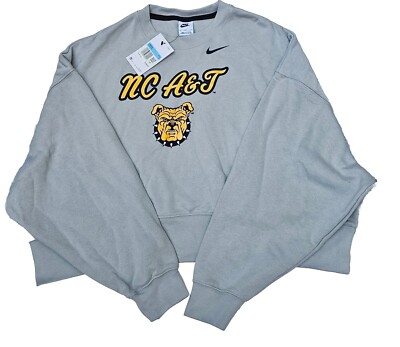 New NIKE North Carolina A&T Aggies Sweater Pull Over Tech Pack Women's Size M