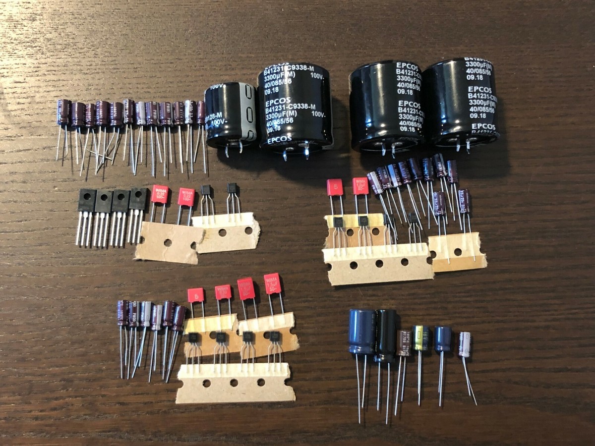 Sansui 1000X Complete Rebuild Kit High-Quality Receiver Recap Caps