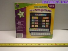 Teacher Created Resources 119 Pack First 100 Sight Words Pocket Cards TCR 20845